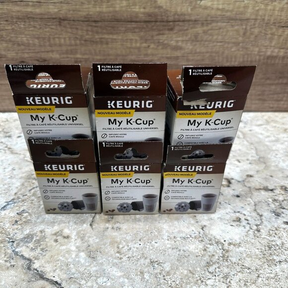 Lot of 6 Boxes Keurig My K-Cup Universal Reusable Coffee Filter New Design - Picture 3 of 9